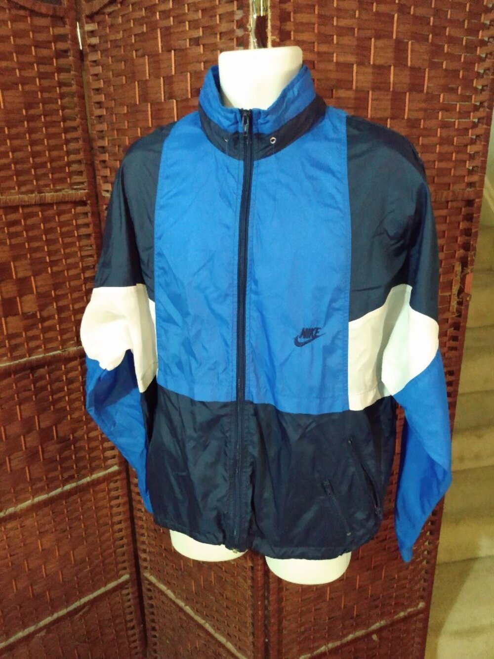 Vintage 90s Nike Windbreaker Jacket Color Block Mens Large